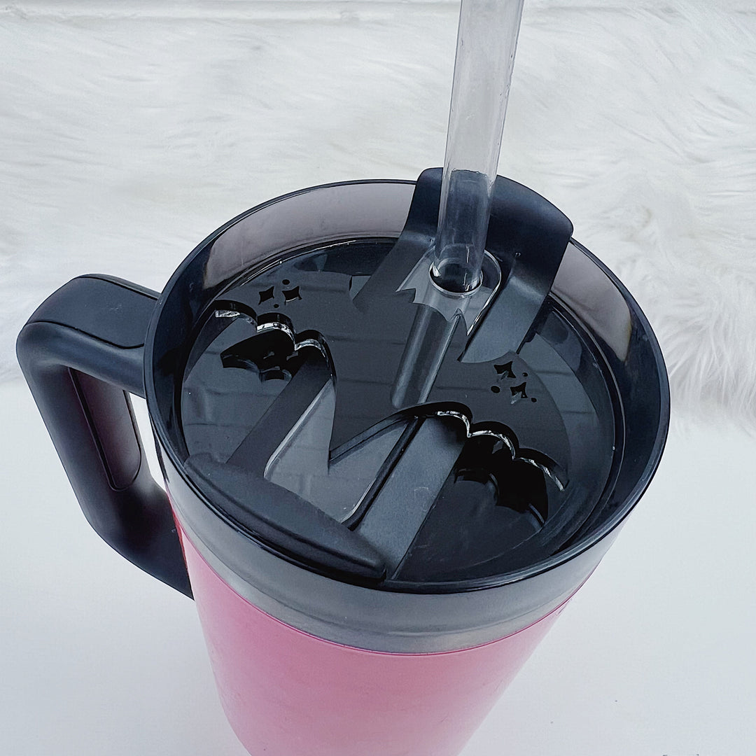 Bat Acrylic Tumbler Topper | Choose your Acrylic Color Customization | 30oz + 40oz Tumbler Tag