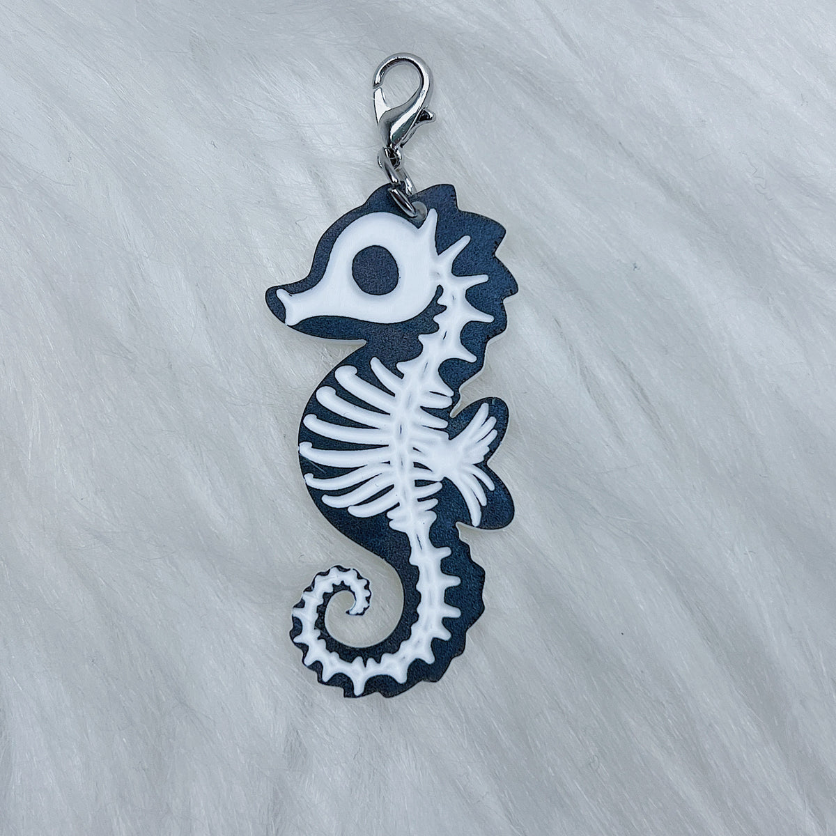 Skele Seahorse Acrylic Charm