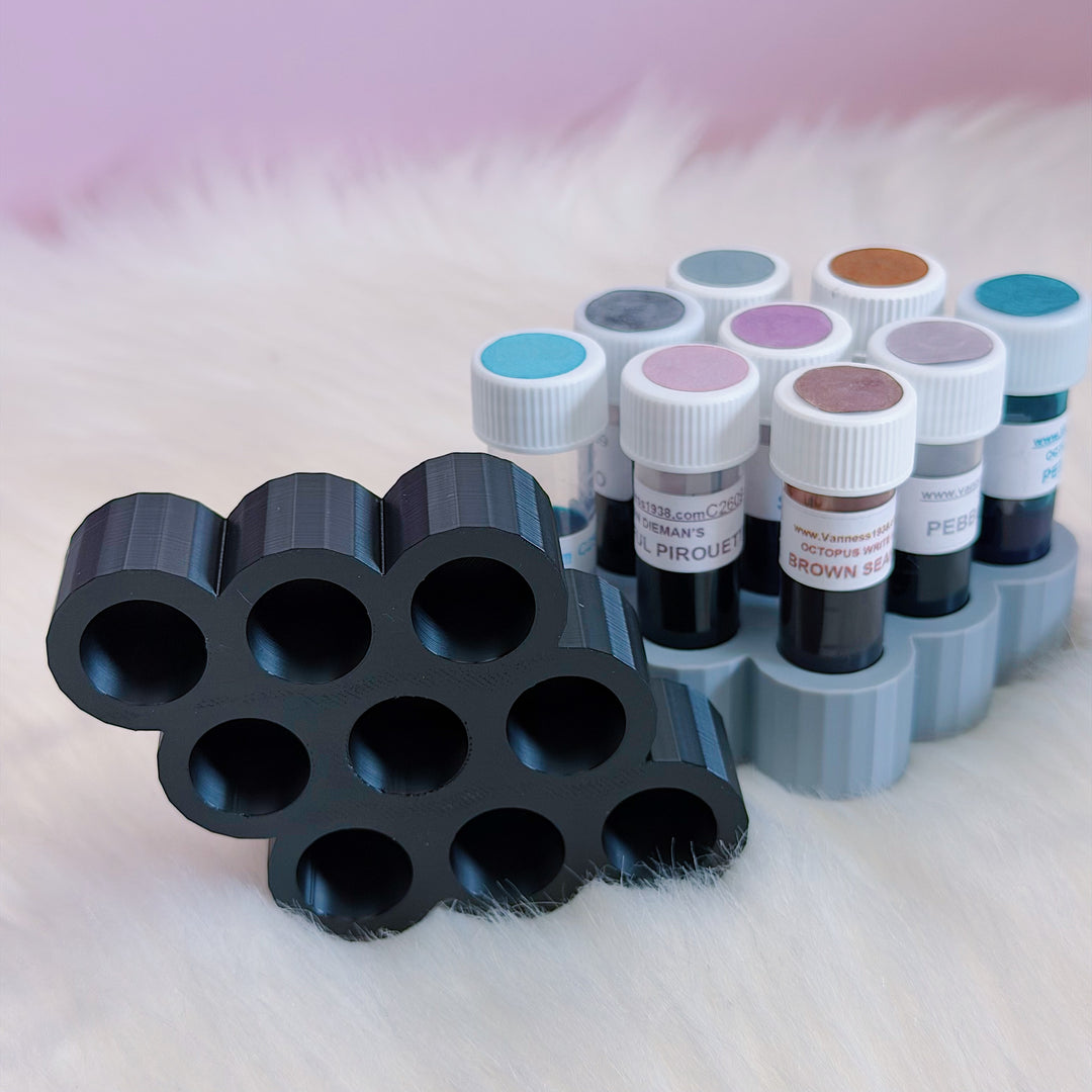 Simple Ink Sample Vial Holder | Fountain Pen Ink Sample Organizer &amp; Display | Choose Your Color!