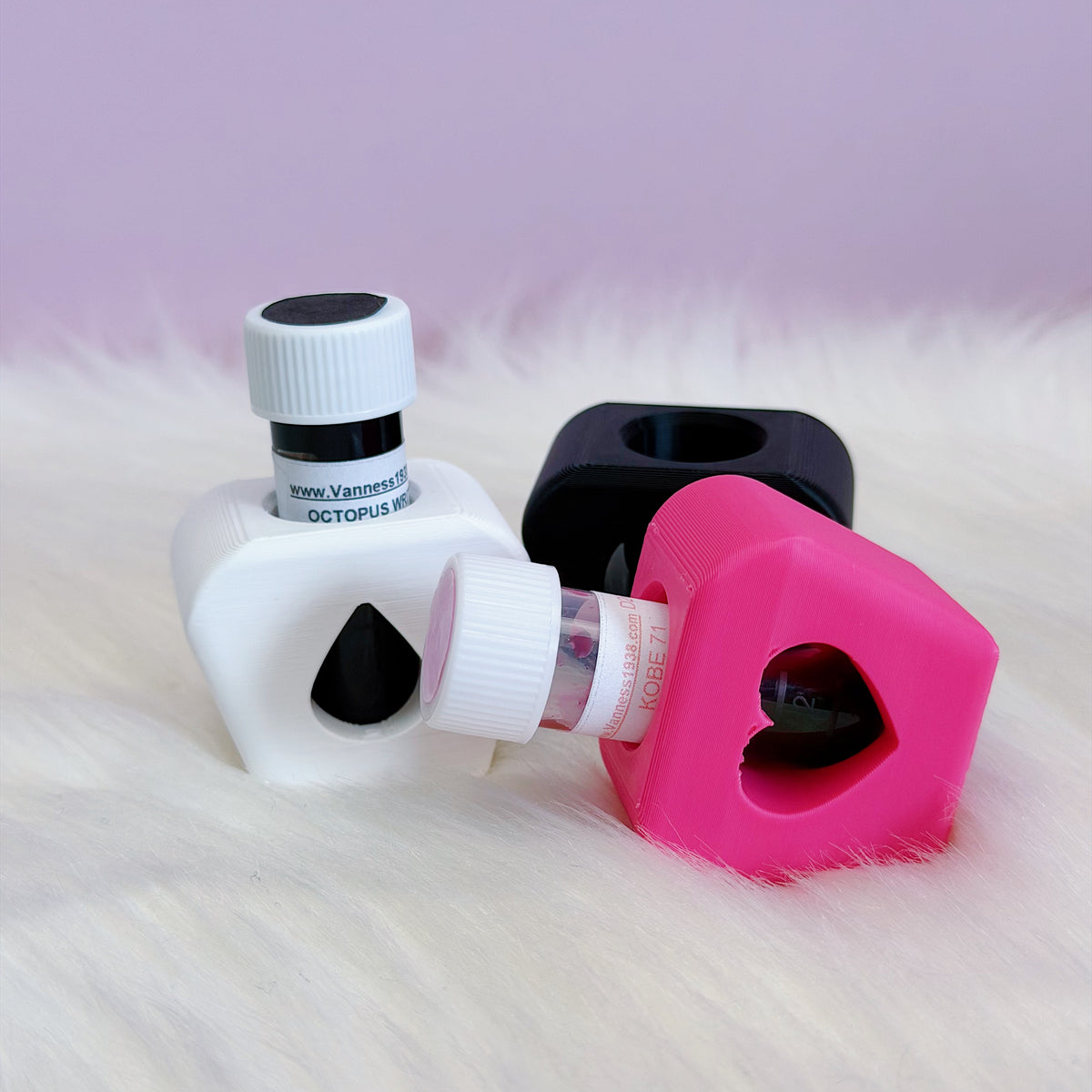 Ink Sample Vial Filling Stand | Fountain Pen Ink Sample Desk Accessory | Choose Your Color!