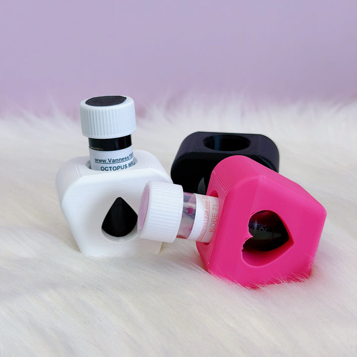 Ink Sample Vial Filling Stand | Fountain Pen Ink Sample Desk Accessory | Choose Your Color!