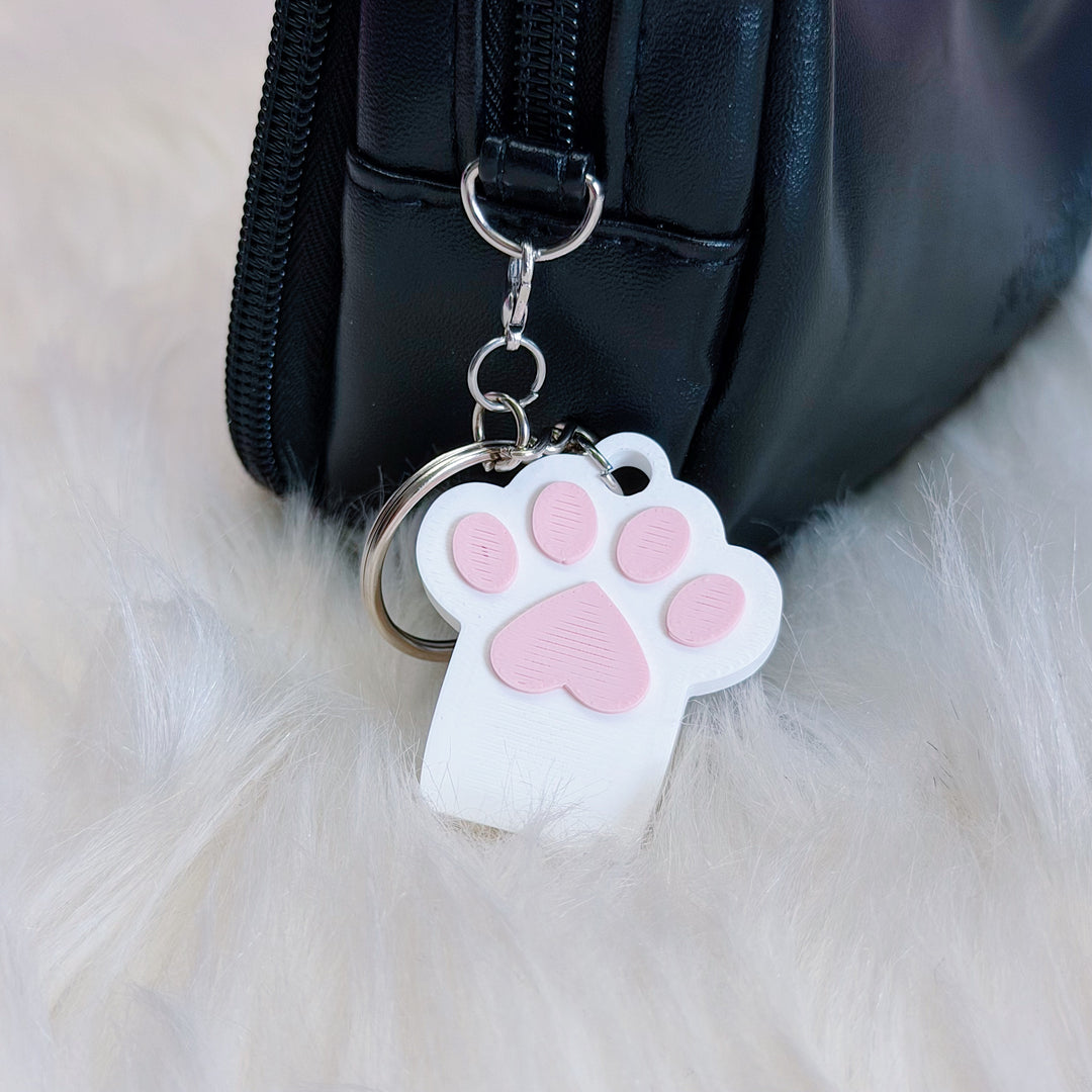 Paw Can Tab Opener Keychain | 3D Printed Soda Can Opening Tool