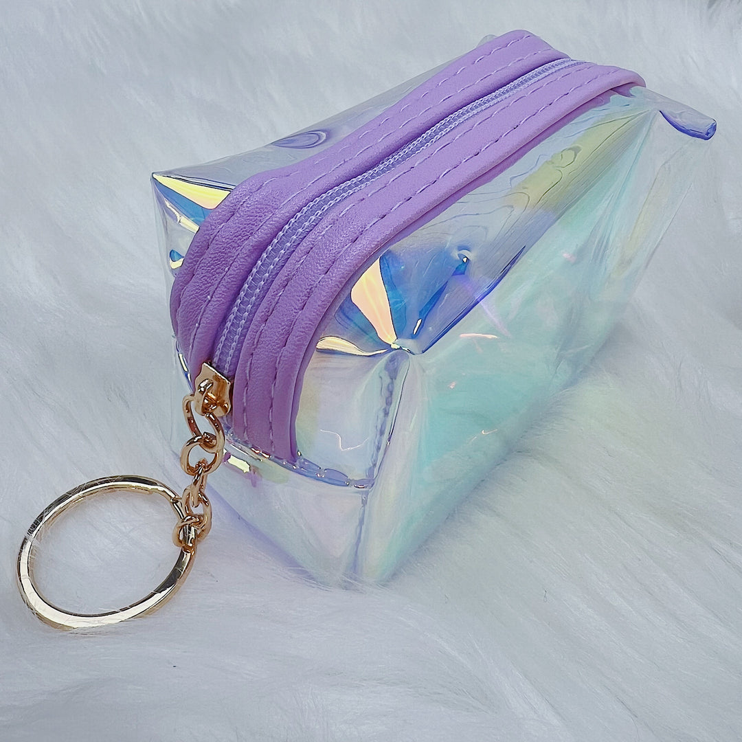 Holographic Coin Purse | Gold Keychain Included | Choose Your Color Option!