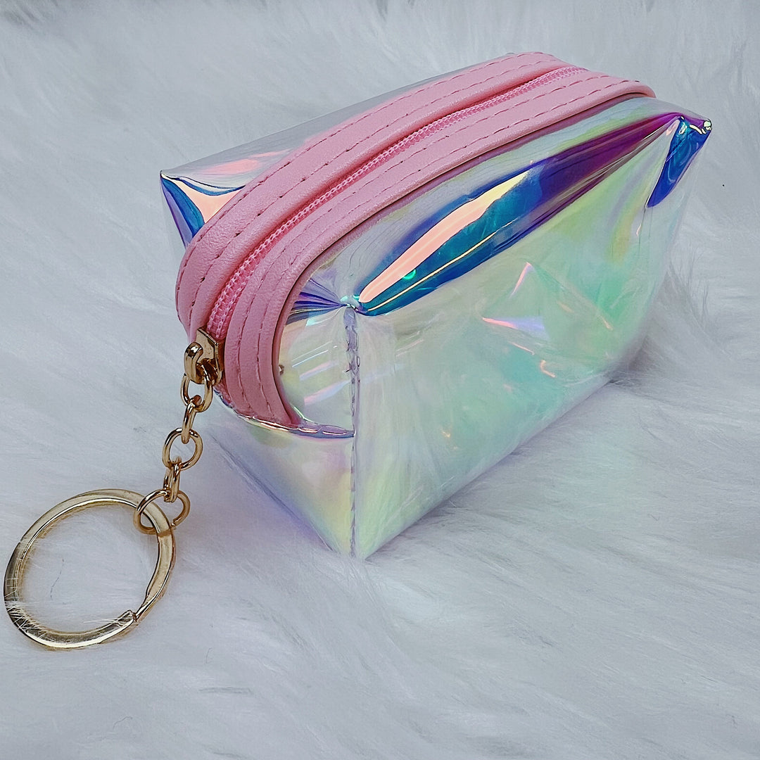 Holographic Coin Purse | Gold Keychain Included | Choose Your Color Option!