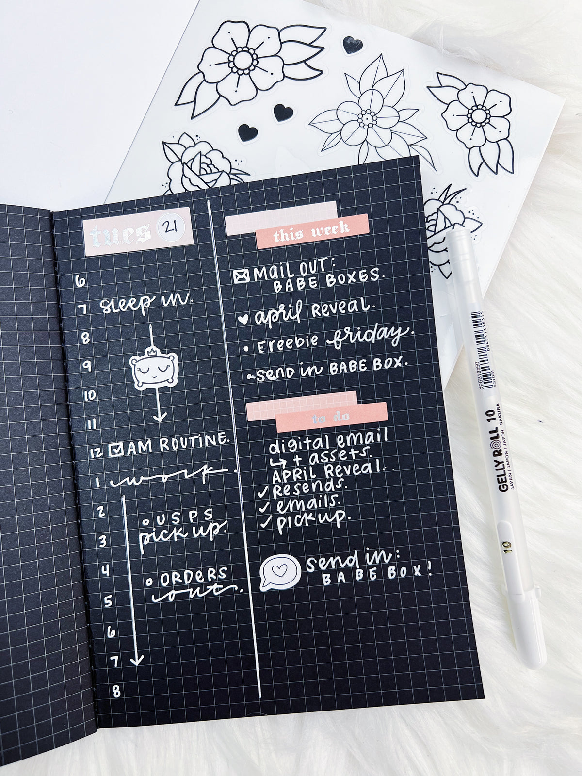 B6 Blackout Square Grid | Blackout Square Grid | TheHoneyBShop