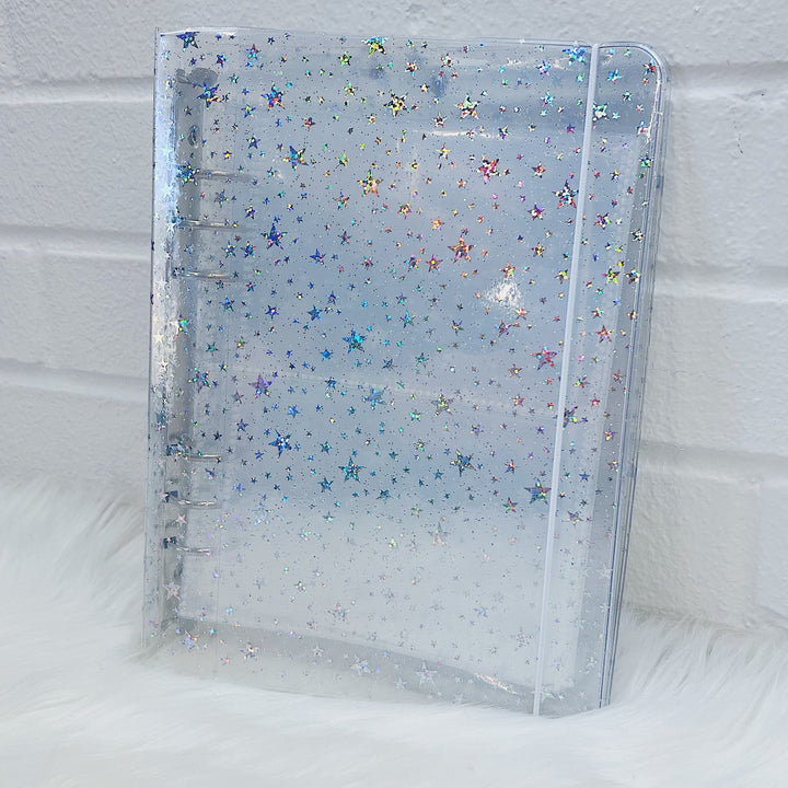 A5 Star Jelly Planner Ring Binder | Planner and Sticker Storage