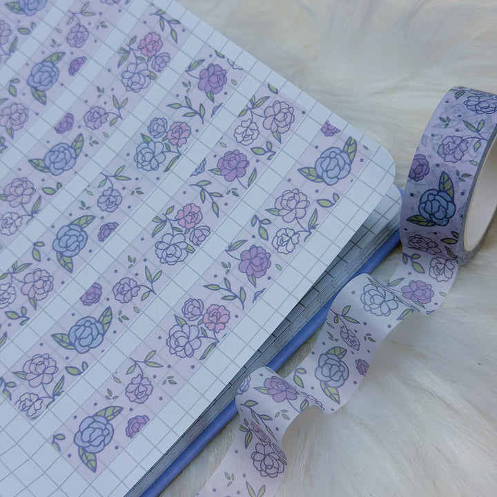Lavender Dreams Floral Fields Washi Tape | Decorative Journal Tape
