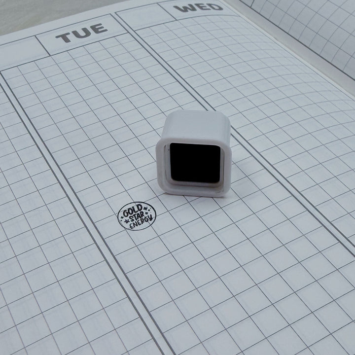 Gold Star Energy Self-Inking Button Stamp