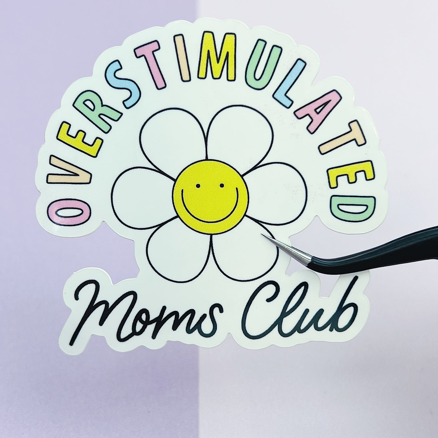 Overstimulated Moms Club Vinyl Sticker Die Cut