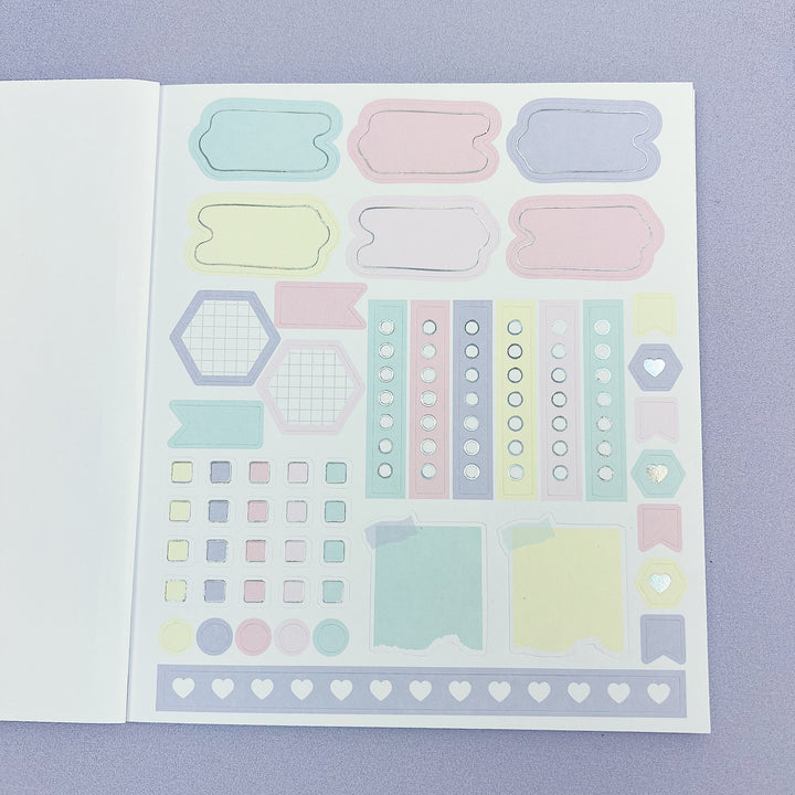 Polly Pocket Sticker Book | Matte Sticker Paper | 10 Pages | Holographic Foiled