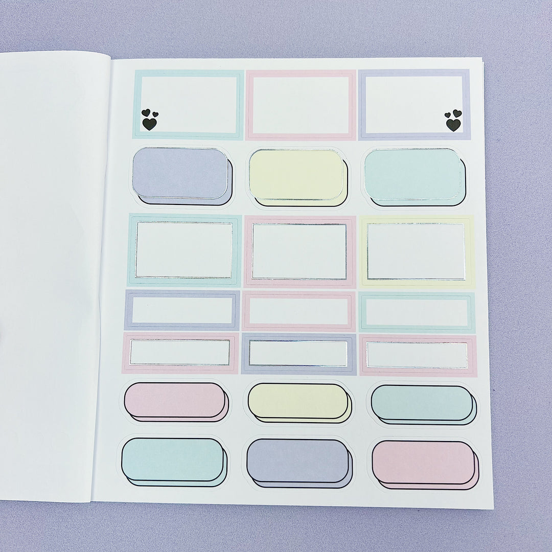 Polly Pocket Sticker Book | Matte Sticker Paper | 10 Pages | Holographic Foiled