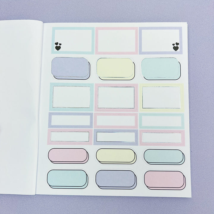 Polly Pocket Sticker Book | Matte Sticker Paper | 10 Pages | Holographic Foiled