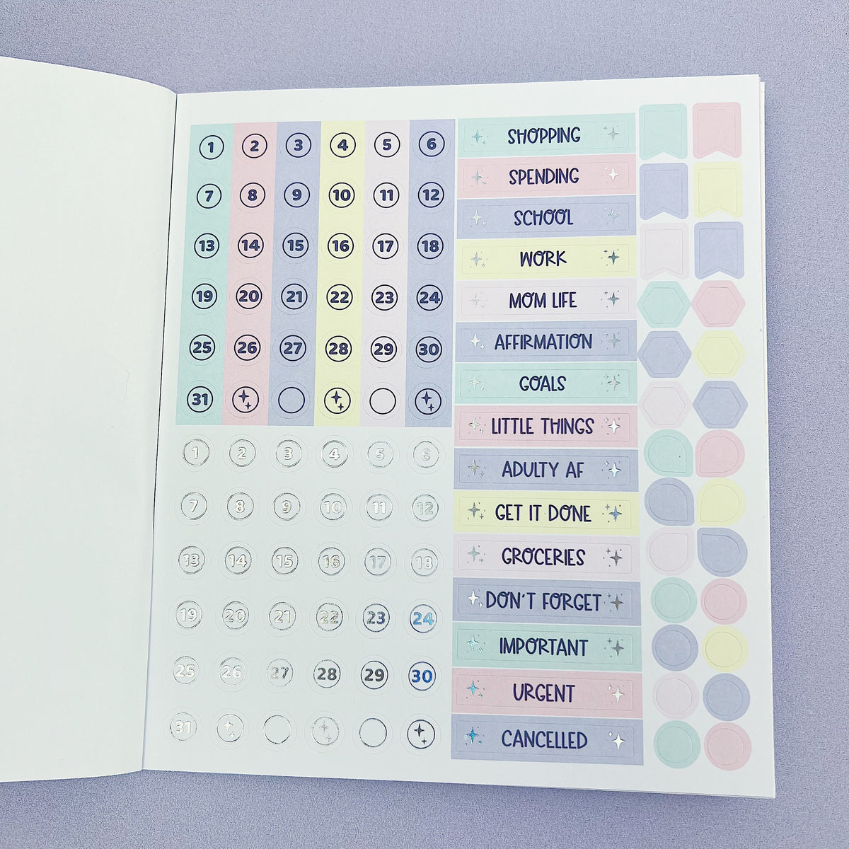 Polly Pocket Sticker Book | Matte Sticker Paper | 10 Pages | Holographic Foiled
