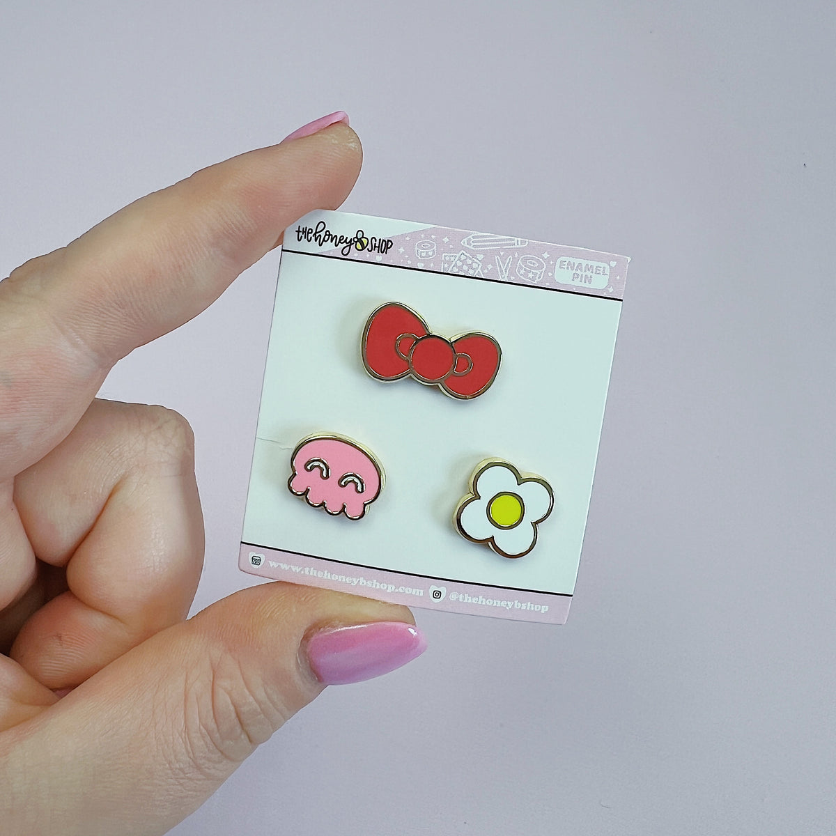 Hello Honey Filler Enamel Pins| Includes 3 Enamel Pins