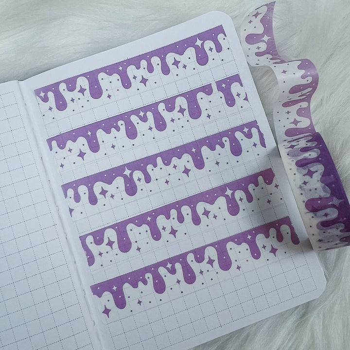 Purple Drip Washi Tape | 15MM