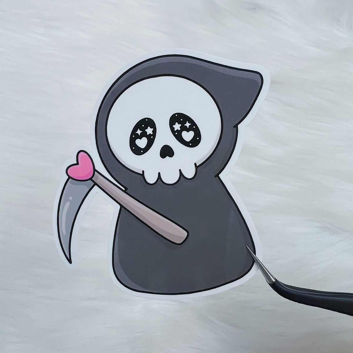 Creepy Cuties Grim Reaper Vinyl Sticker Die Cut