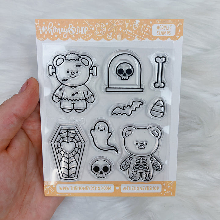 Creepy Cuties Acrylic Stamp Set