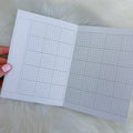 B6 Monthly Grid Insert Notebook | 5x7 Inches | 12 Months Inside