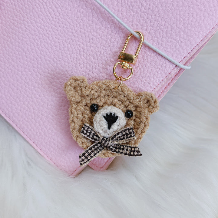 Llavero acrílico floral esqueleto