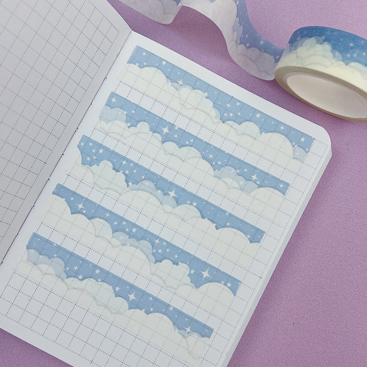 Staycation Clouds Washi Tape | 15MM