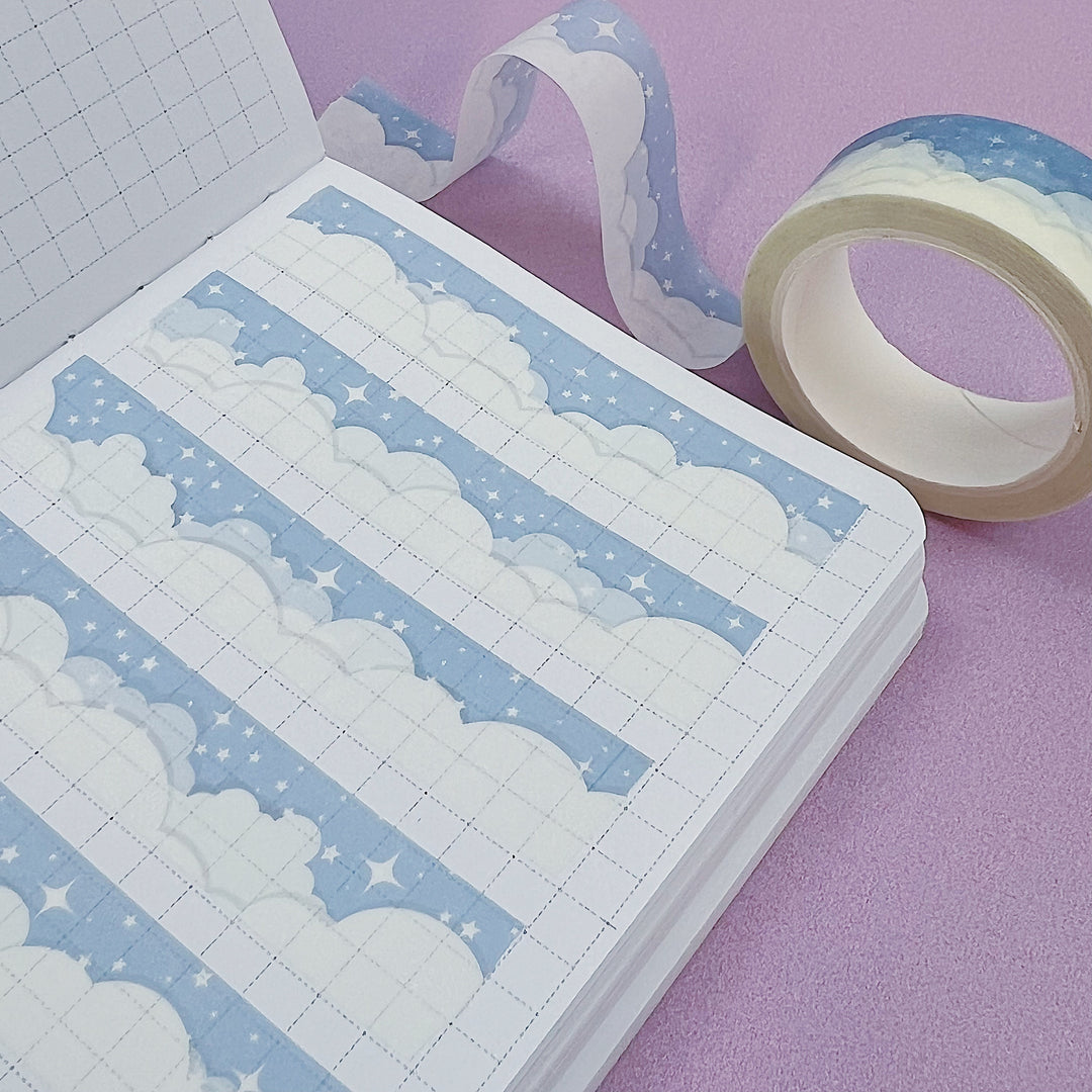 Staycation Clouds Washi Tape | 15MM