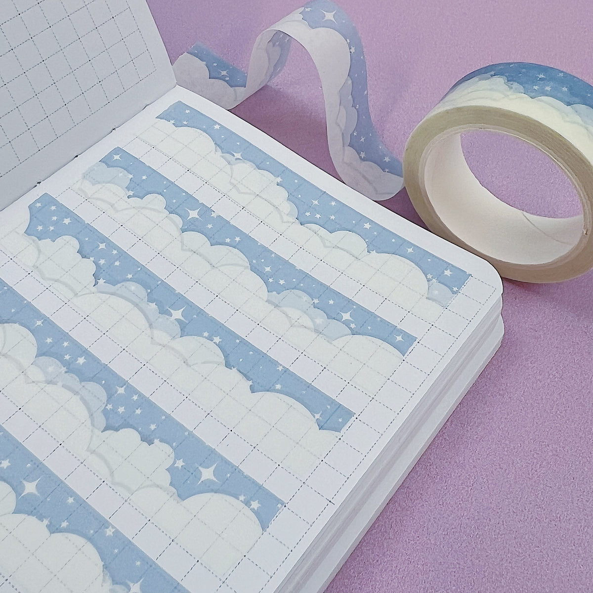 Cinta Washi de nube de duchas | 15MM