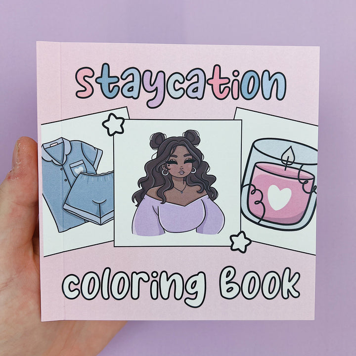 Mini Staycation Coloring Book