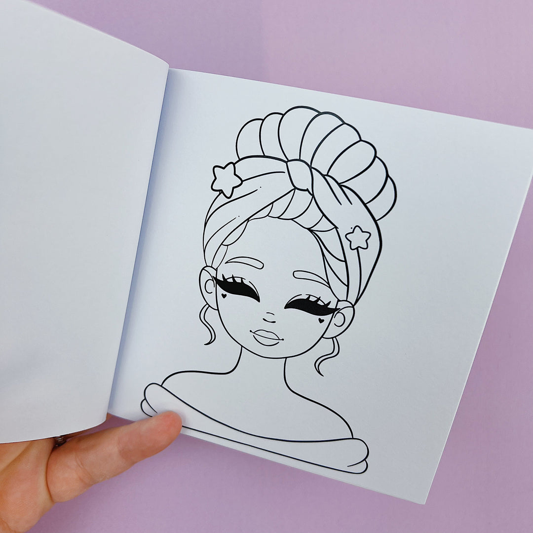 Mini Staycation Coloring Book