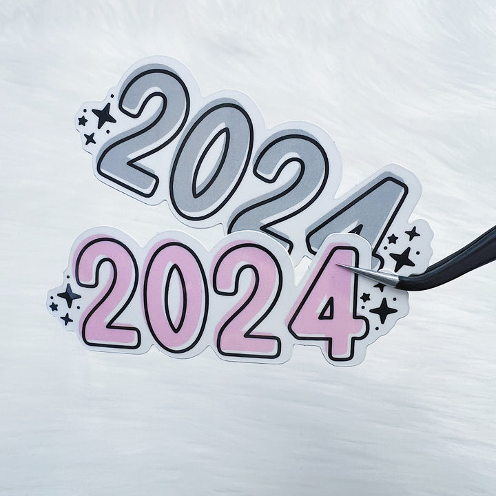 2024 Vinyl Sticker Die Cut | Choose Your Color