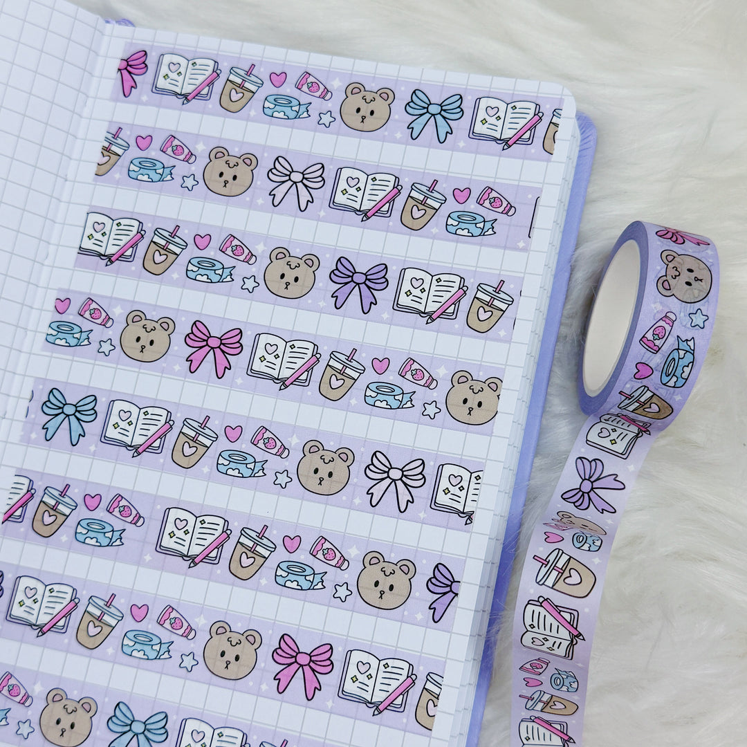 Girly Things Doodle Washi Tape | BFCM 2025 Exclusive | 15M