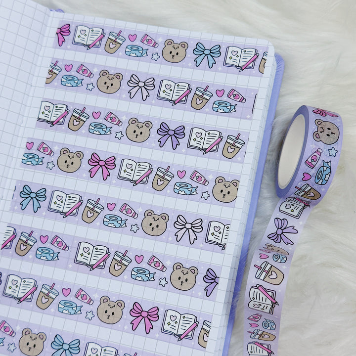 Girly Things Doodle Washi Tape | BFCM 2025 Exclusive | 15M