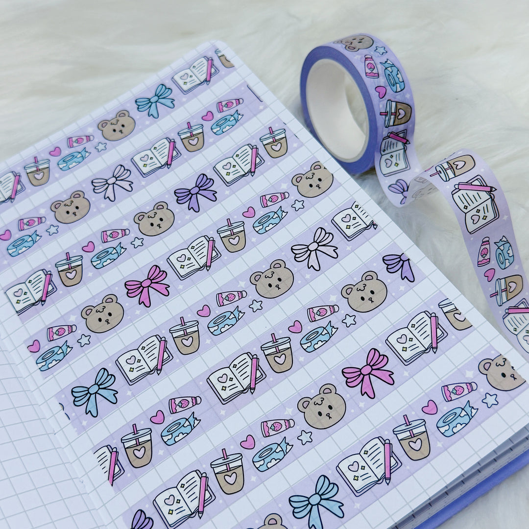 Girly Things Doodle Washi Tape | BFCM 2025 Exclusive | 15M