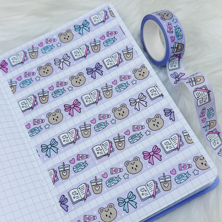 Girly Things Doodle Washi Tape | BFCM 2025 Exclusive | 15M