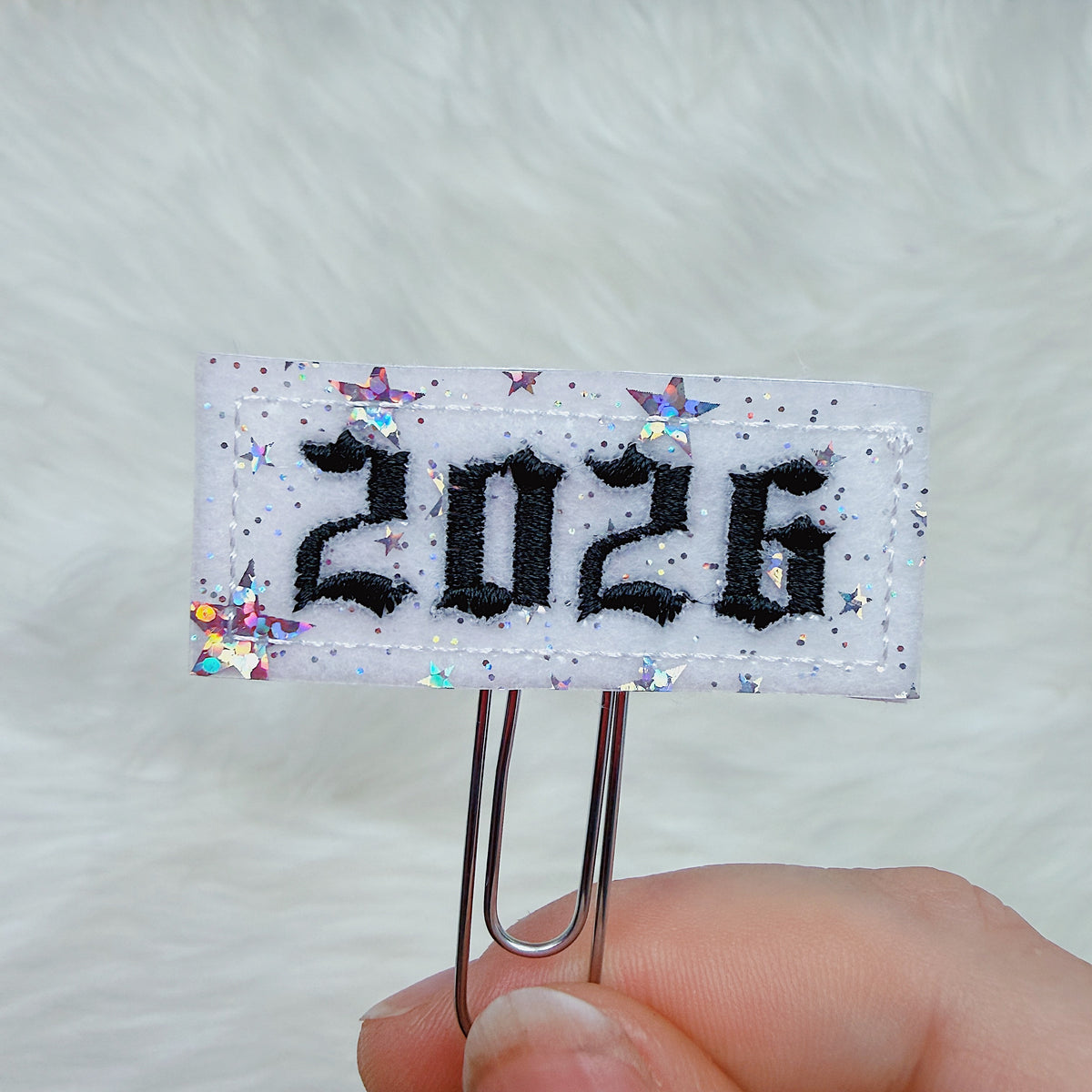 2026 Old English Feltie Planner Clip