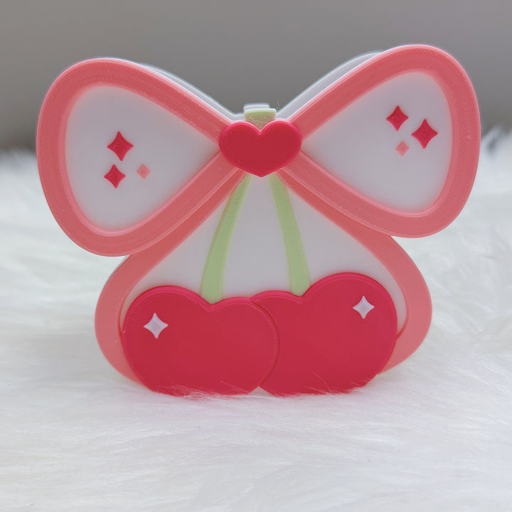 Cherry Coquette Pen + Pencil Holder | Desk Decor