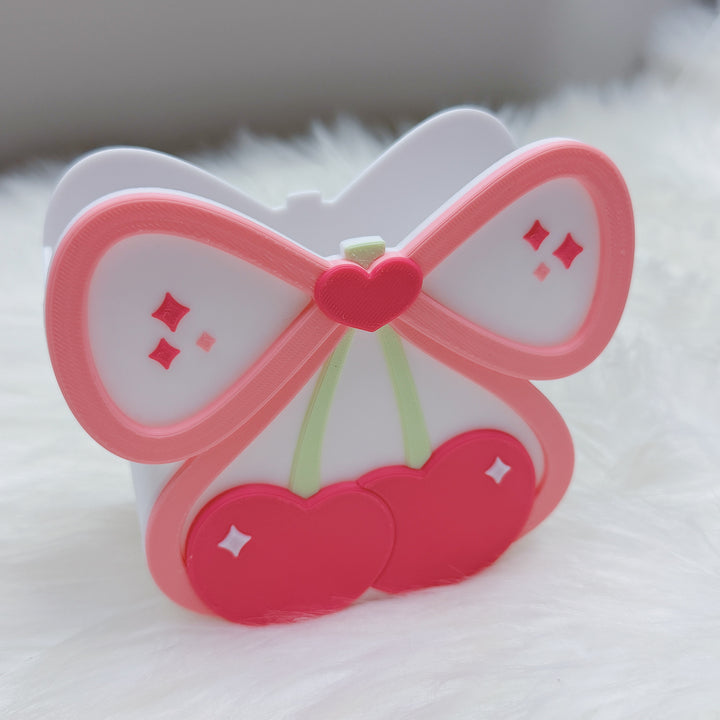 Cherry Coquette Pen + Pencil Holder | Desk Decor
