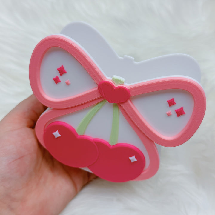 Cherry Coquette Pen + Pencil Holder | Desk Decor