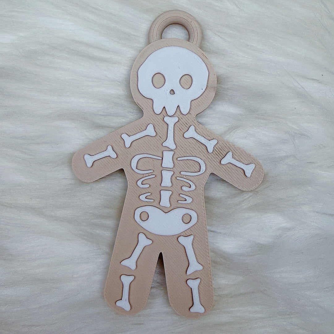Gingerbread Skele Ornament | 3D Printed