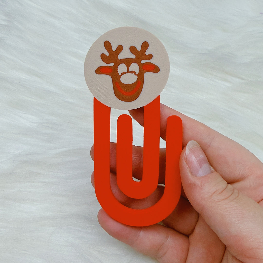 Christmas Cookies Paper Clip Bookmark | 3D Printed | Choose Your Option!