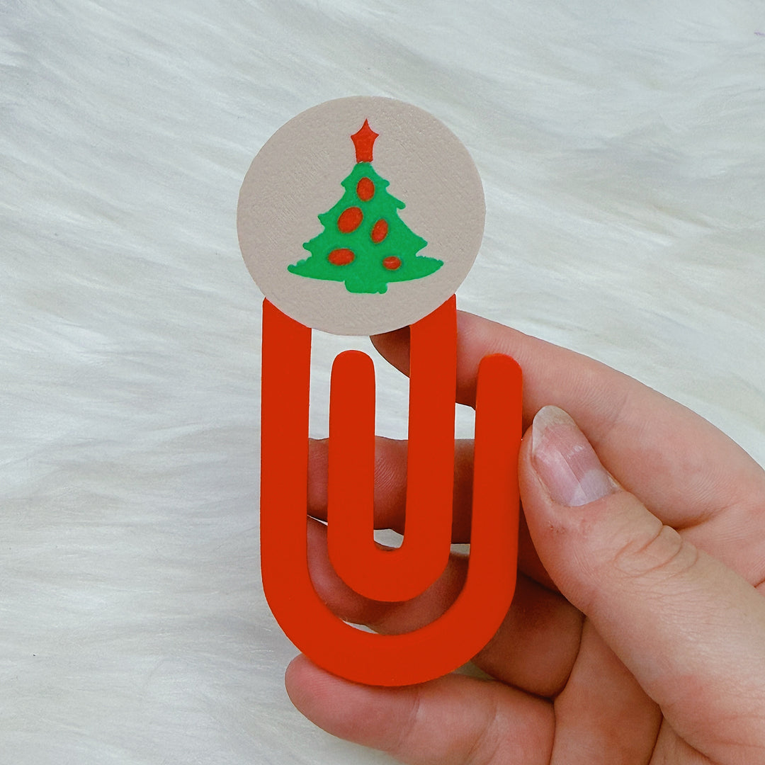 Christmas Cookies Paper Clip Bookmark | 3D Printed | Choose Your Option!