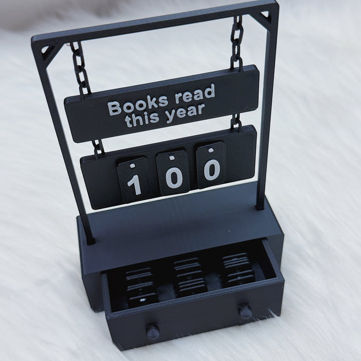 Books Read This Year Tracker | Bookshelf Decor | Choose Your Color Option!
