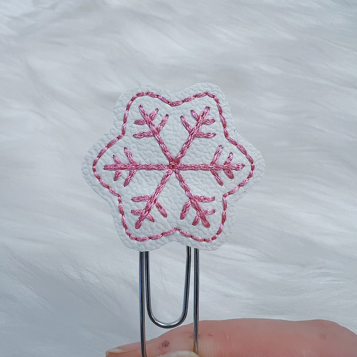 Snowflake Feltie Planner Clip | Choose Your Color!