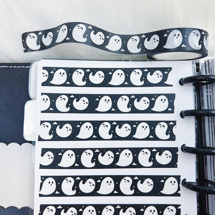 Black Ghosties Washi Tape | 15MM