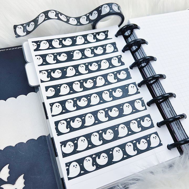 Black Ghosties Washi Tape | 15MM