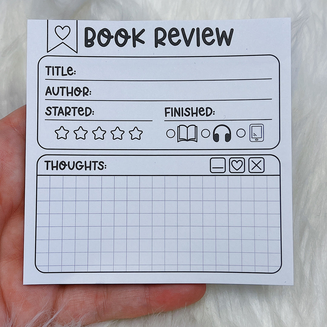 Book Reviews Sticky Note | (4X4)