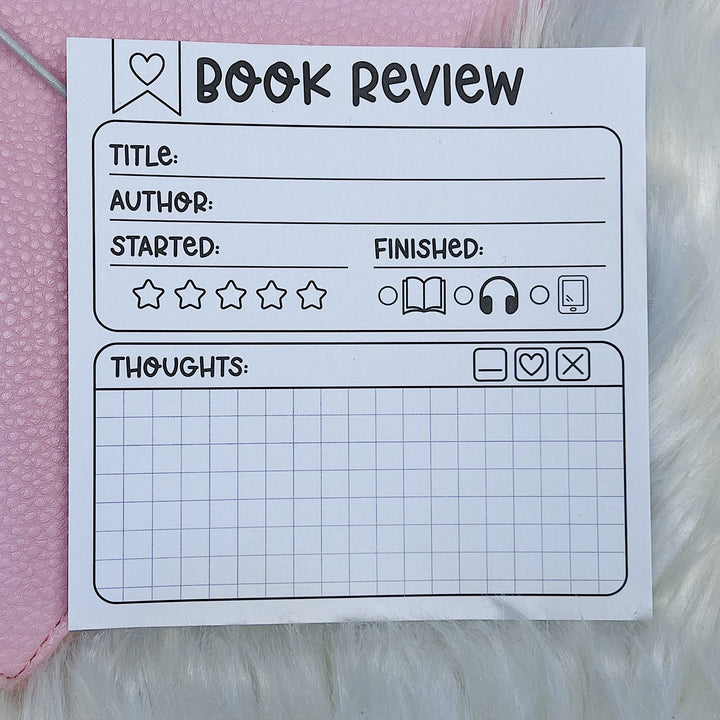 Book Reviews Sticky Note | (4X4)