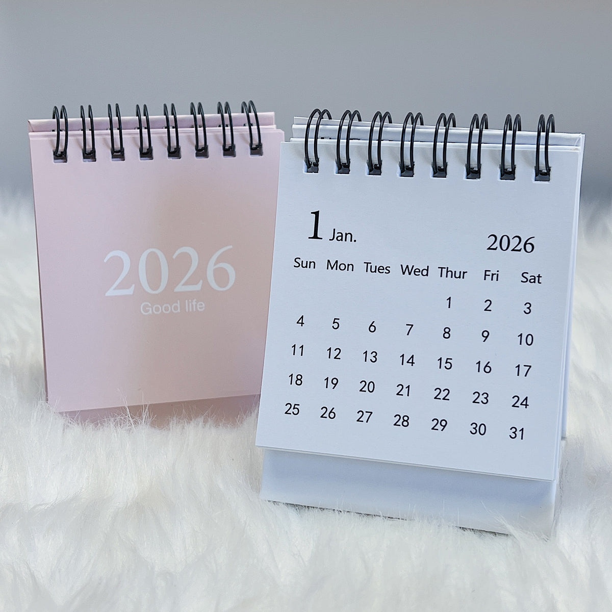 2026 Mini Desk Calendar | Jan - Dec 2026 Calendar | Choose Your Color Option!