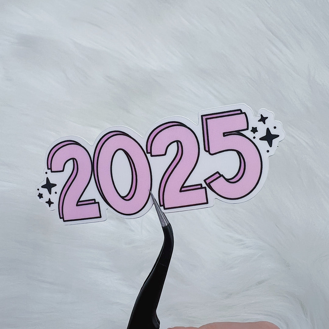 2025 Stars Vinyl Sticker Die Cut | Choose Your Color Option!