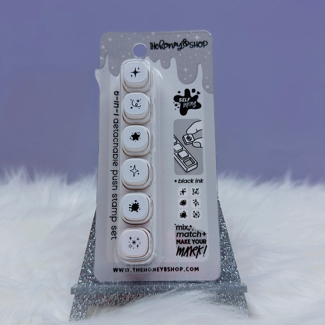 Juego de sellos transparentes Crafty at Heart