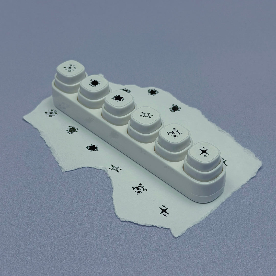 Juego de sellos transparentes Crafty at Heart